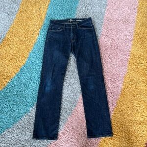 7 For All Mankind dark wash jeans - 28x30 standard straight fit
